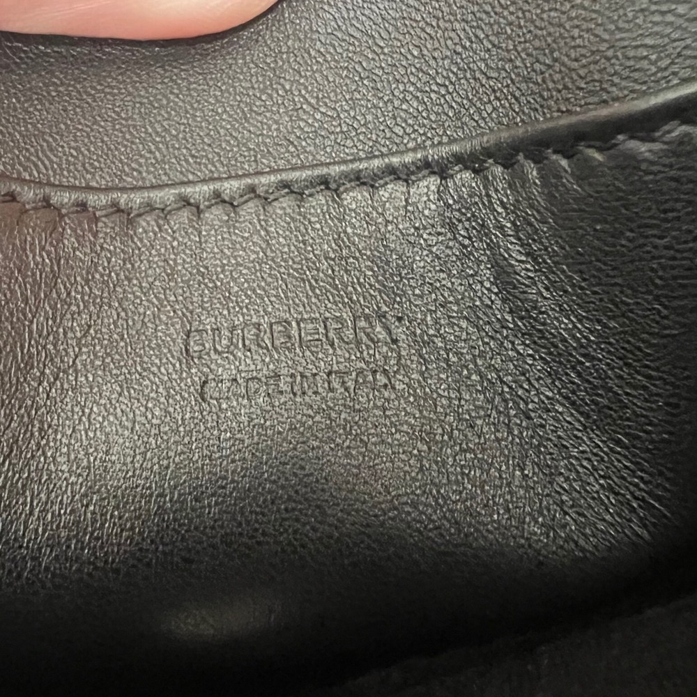 NWT Burberry Detachable Zip Pocket Black‎ Visor Hat - Picture 9 of 16